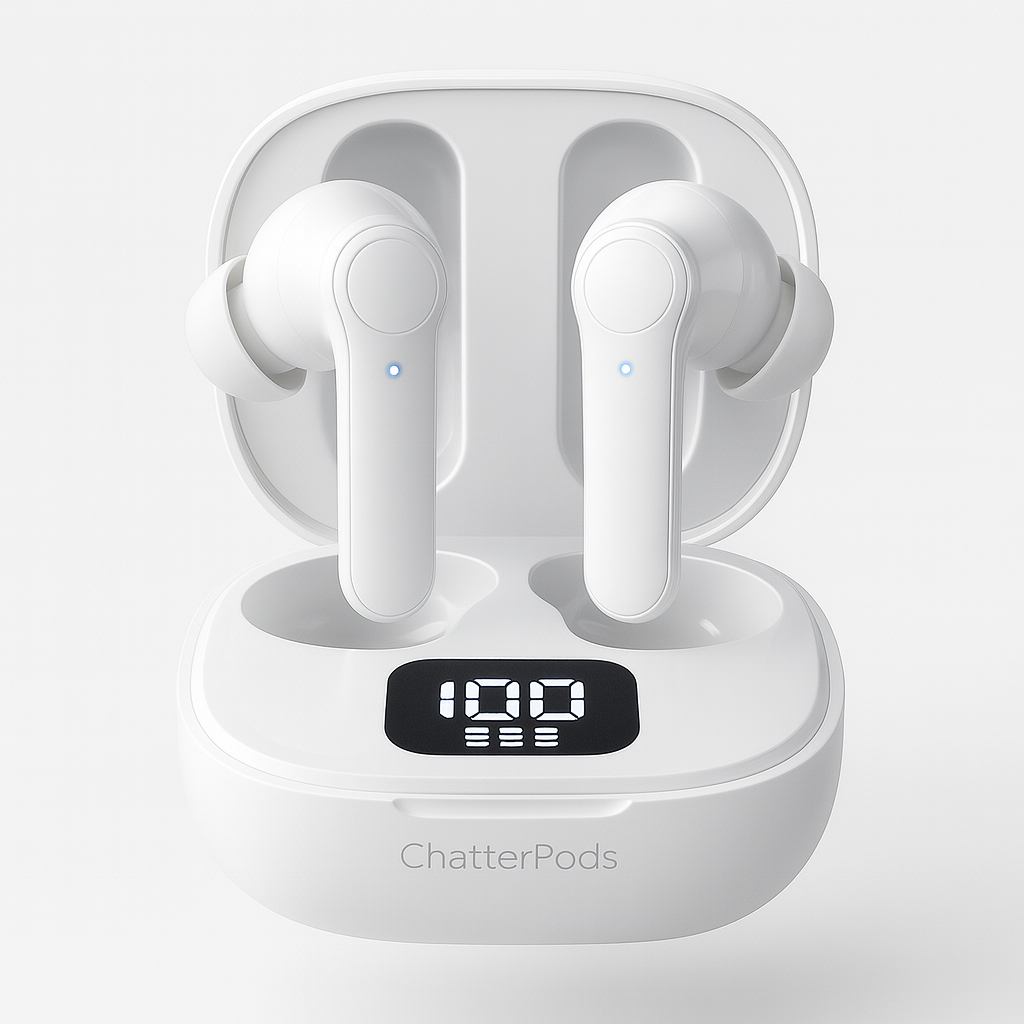 ChatterPods™ Real-Time Translation Earbuds