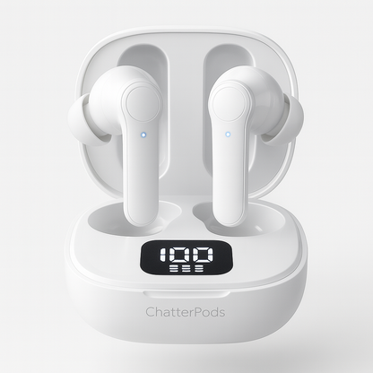 ChatterPods™ Real-Time Translation Earbuds
