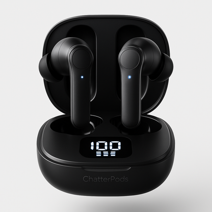 ChatterPods™ Real-Time Translation Earbuds